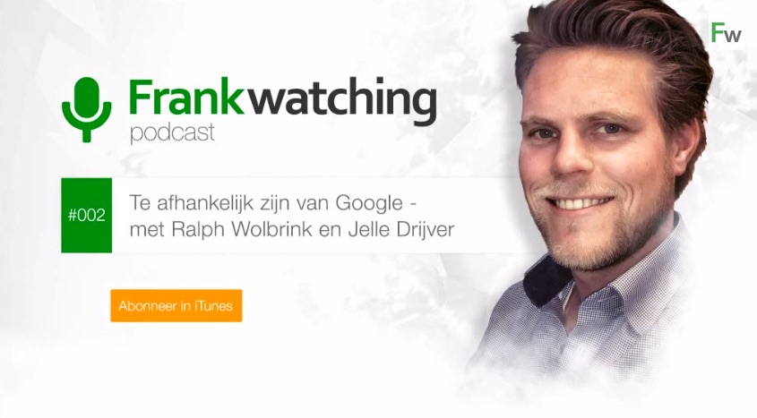 Te afhankelijk zijn van Google – Frankwatching Podcast 002