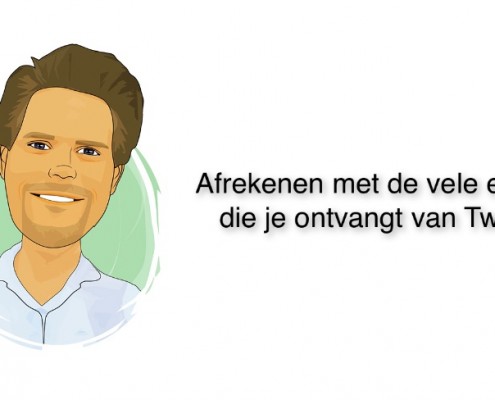 Tutorial: Afrekenen met de vele emails die je ontvangt via Twitter