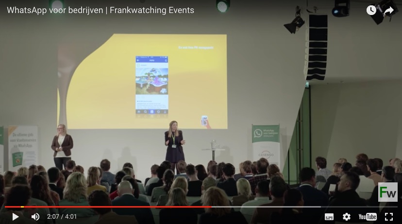 Chocomel WhatsApp Challenge Frankwatching Event WhatsApp voor bedrijven