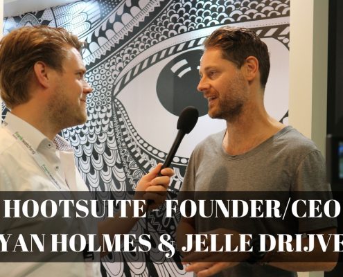 Jelle Drijver in gesprek met Ryan Holmes Founder CEO Hootsuite