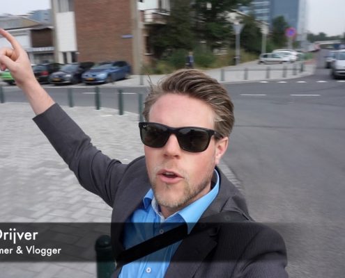 Jelle Drijver vlogger in de Binckhorst Den Haag