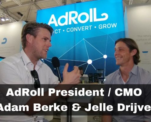 AdRoll CMO Adam Berke and Jelle Drijver